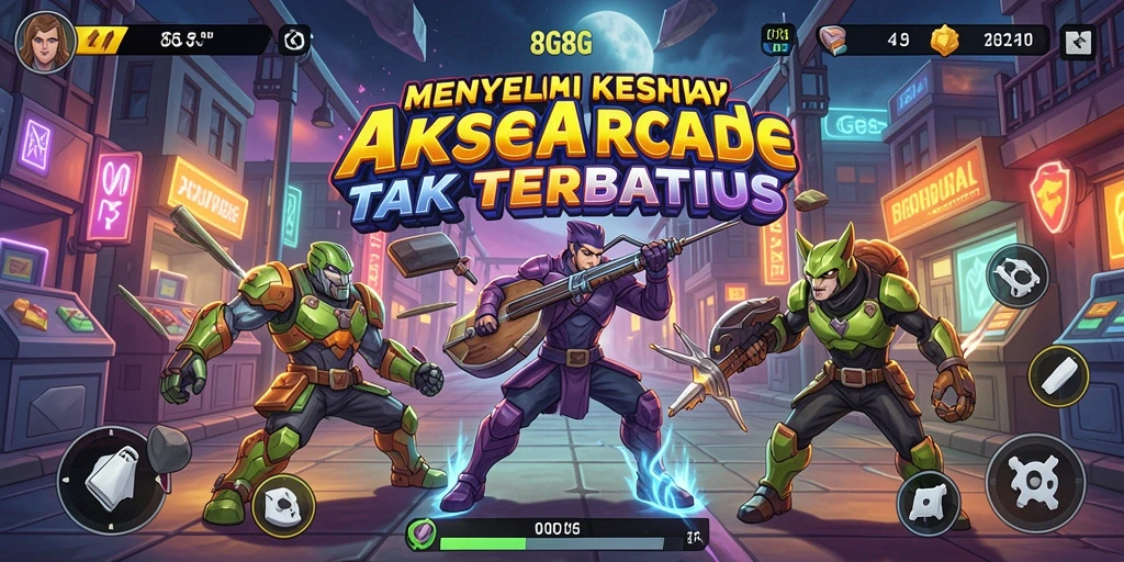 Tangkapan layar gameplay 8G8G yang menarik dan penuh aksi.