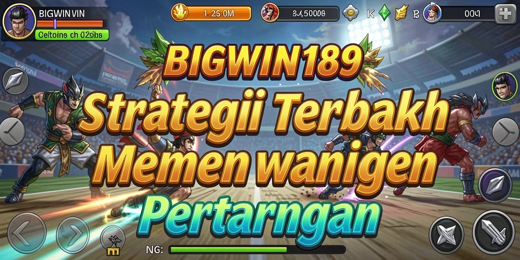 Tangkapan layar utama menampilkan aksi strategi yang mendebarkan.