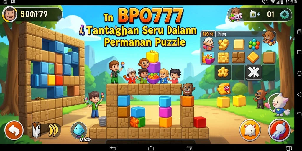 Tangkapan layar utama <strong>BPO777</strong> menunjukkan gameplay menarik dalam menyelesaikan puzzle.