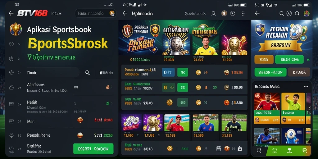 Tampilan gameplay Sportsbook BTV168 yang menarik dan interaktif.