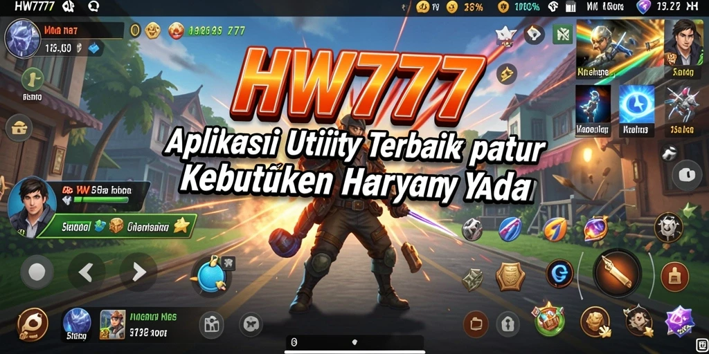 Tampilan antarmuka HW777 yang intuitif dan user-friendly.
