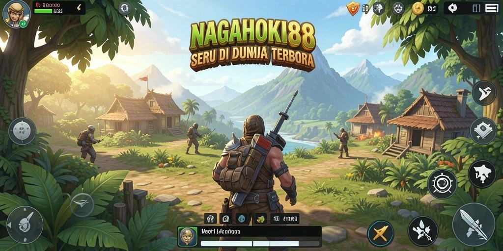Tampilan gameplay seru dalam dunia Open World NAGAHOKI88.