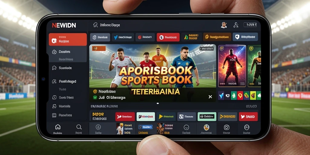 Screenshot gameplay NEWIDN yang menampilkan fitur sportsbook yang menarik.