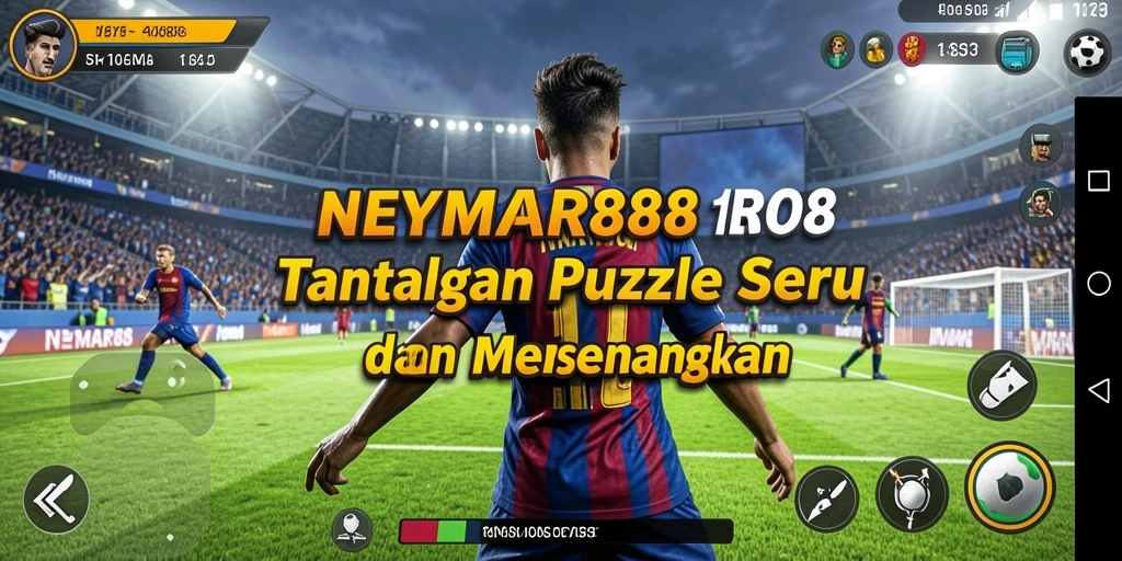 Screenshot permainan NEYMAR88 menampilkan serunya tantangan puzzle.