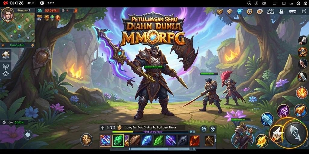 Tangkapan layar gameplay OLX128 menampilkan aksi seru dalam petualangan MMORPG.