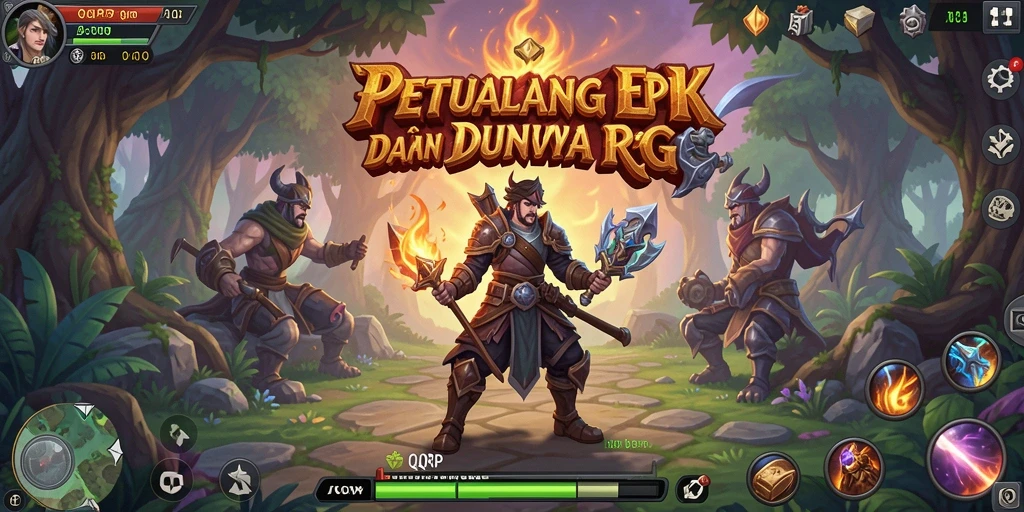 Gameplay seru QQRP dengan petualangan epik dalam RPG.