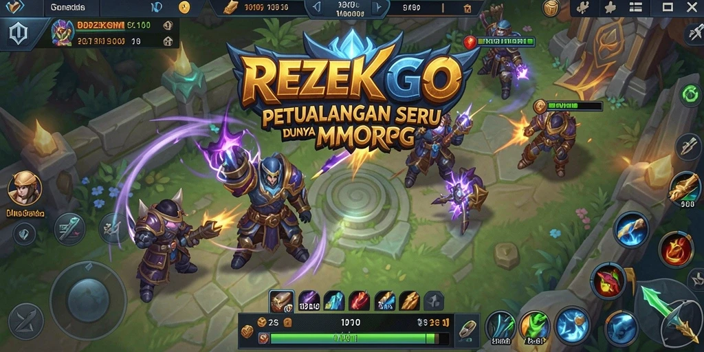 Gambaran gameplay seru dari <strong>REZEKIGO</strong> dalam petualangan MMORPG.