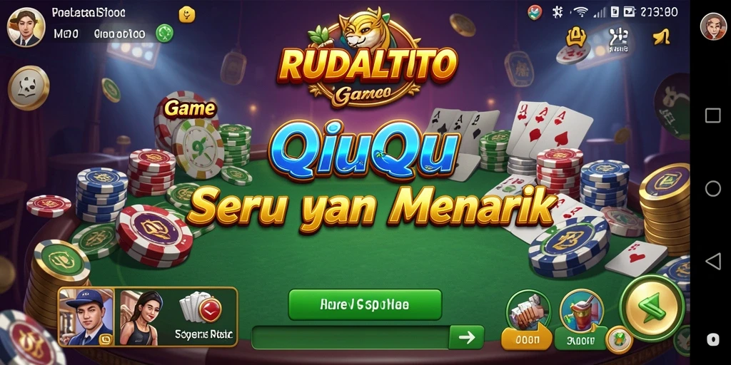 Screenshot RUDALTOTO yang menampilkan gameplay seru QiuQiu.