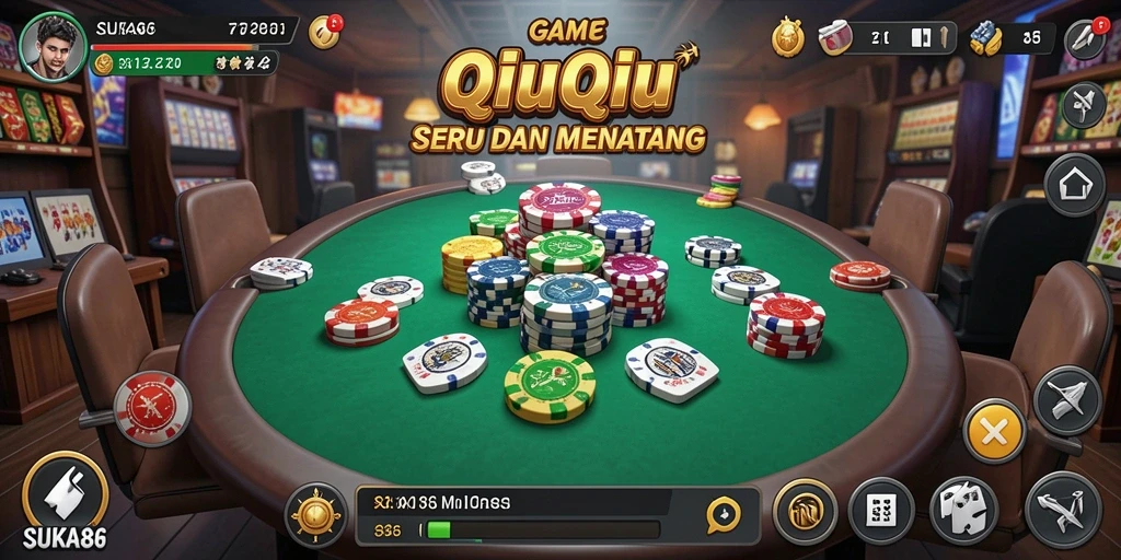 Tampilan gameplay QiuQiu yang menarik dan seru.