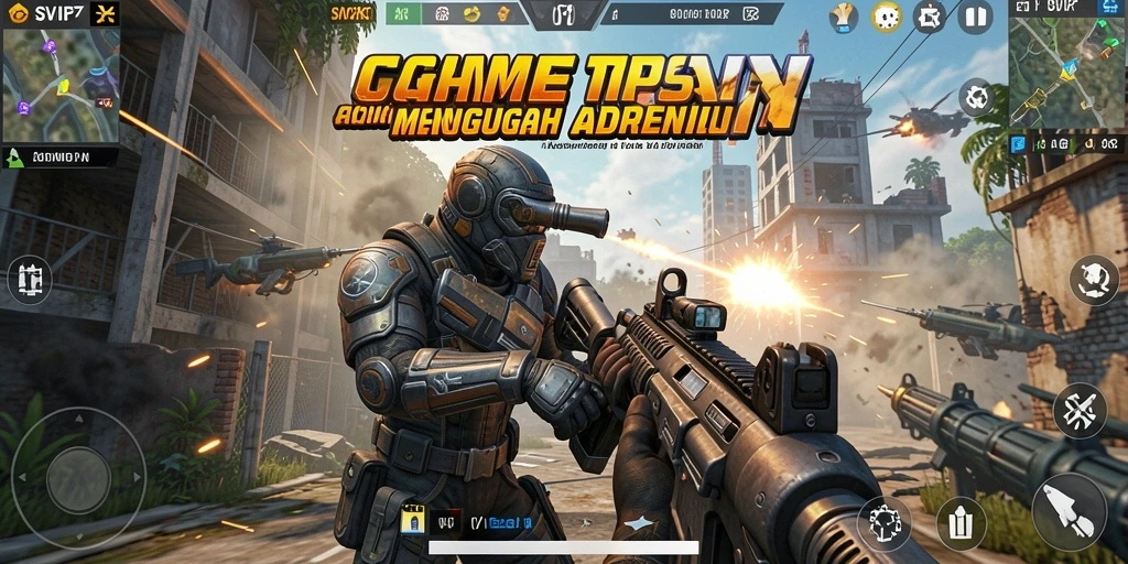 Gameplay seru dengan karakter dan senjata beragam di SVIP7.