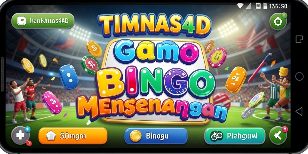 Tampilan gameplay Bingo yang seru di TIMNAS4D.